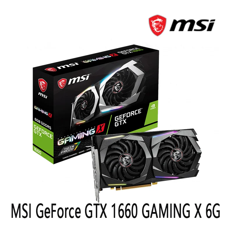 graphics card for gaming pc NEW MSI GeForce GTX 1660 SUPER GAMING X VENTUS XS C 1660S 12nm 6G GDDR6 192bit  DP Support AMD Intel Desktop CPU Motherboar latest graphics card for pc Graphics Cards