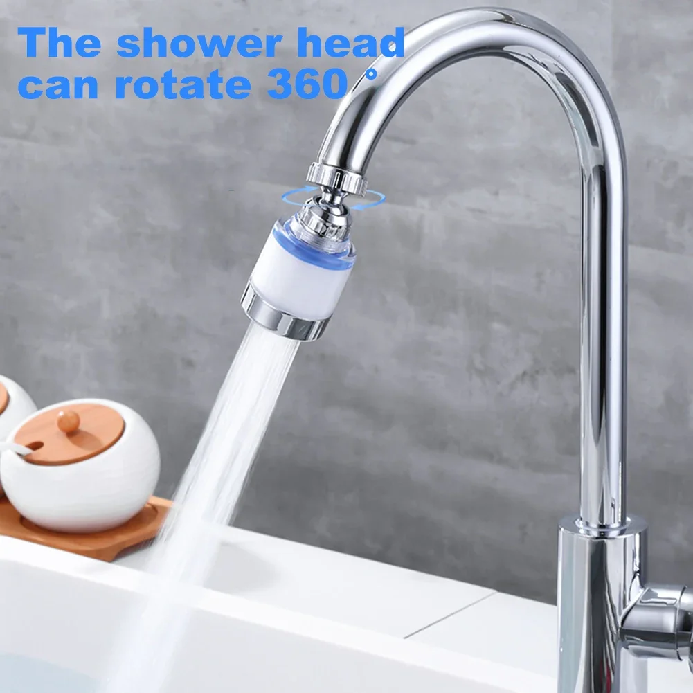 360 Degree Water Filter Tap with PP Cotton Filter Element Tap Extension Interchangeable Element for Kitchen Bathroom water purifier filter