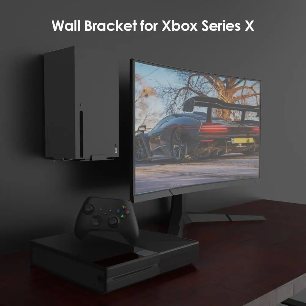 벽걸이형 홀더 보관 브래킷 랙 휴대용 장식품 Xbox 시리즈 X 콘솔용 수직 스탠드