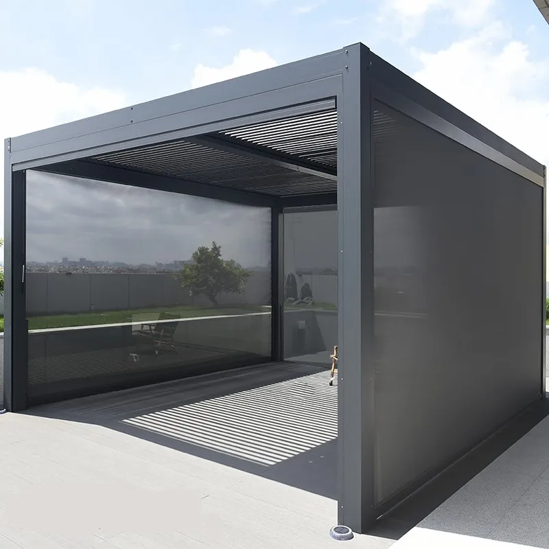 Description Picture 5 of item3Remote Control Aluminum Alloy Pergola 3m 4m 10feet 12feet