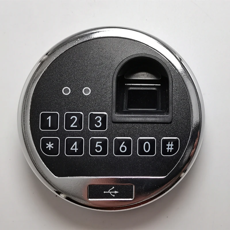 Safe Fingerprint Combination Lock Round Gun File Safe