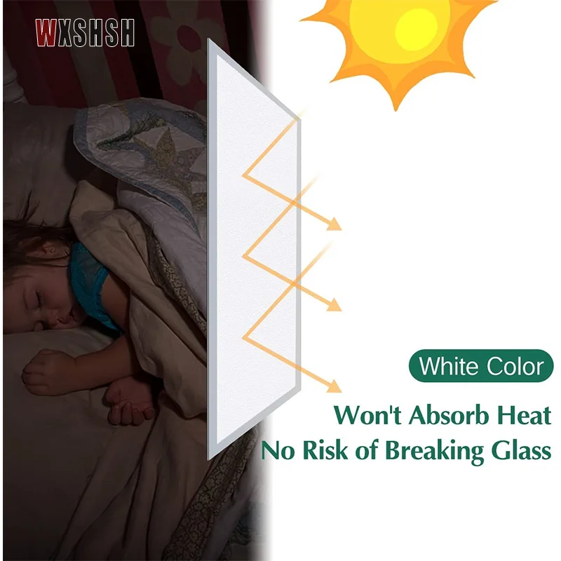 Window Film Window Privacy Film Window Sticker Matte Window Film Sun Blackout 8m Length