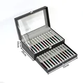 Double layer 24-bit inner gray pen box