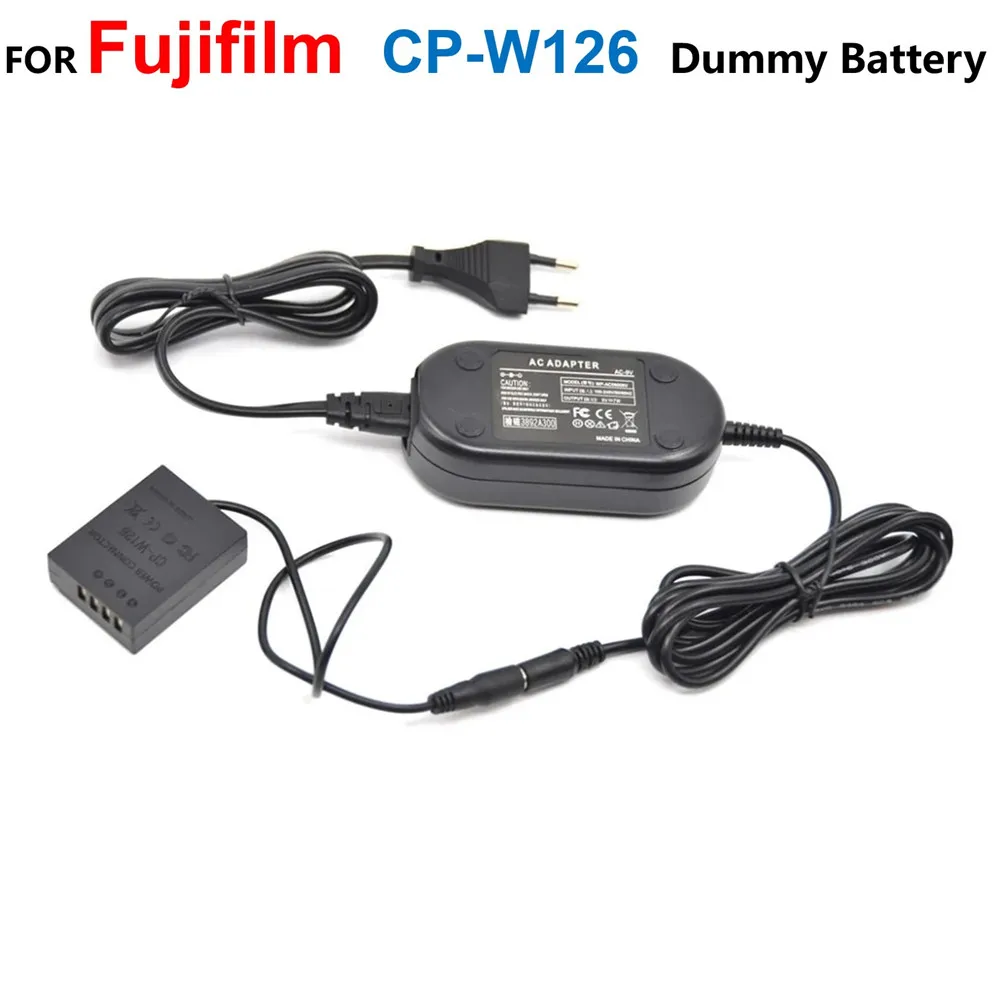 

AC-9V Power Adapter Charger CP-W126 NP-W126 Dummy Battery For Fujifilm X-A2 A1 X-Pro2 X-E3 X-E2S X-T3 T2 T1 X-T20 X-T30 T10 X-m1