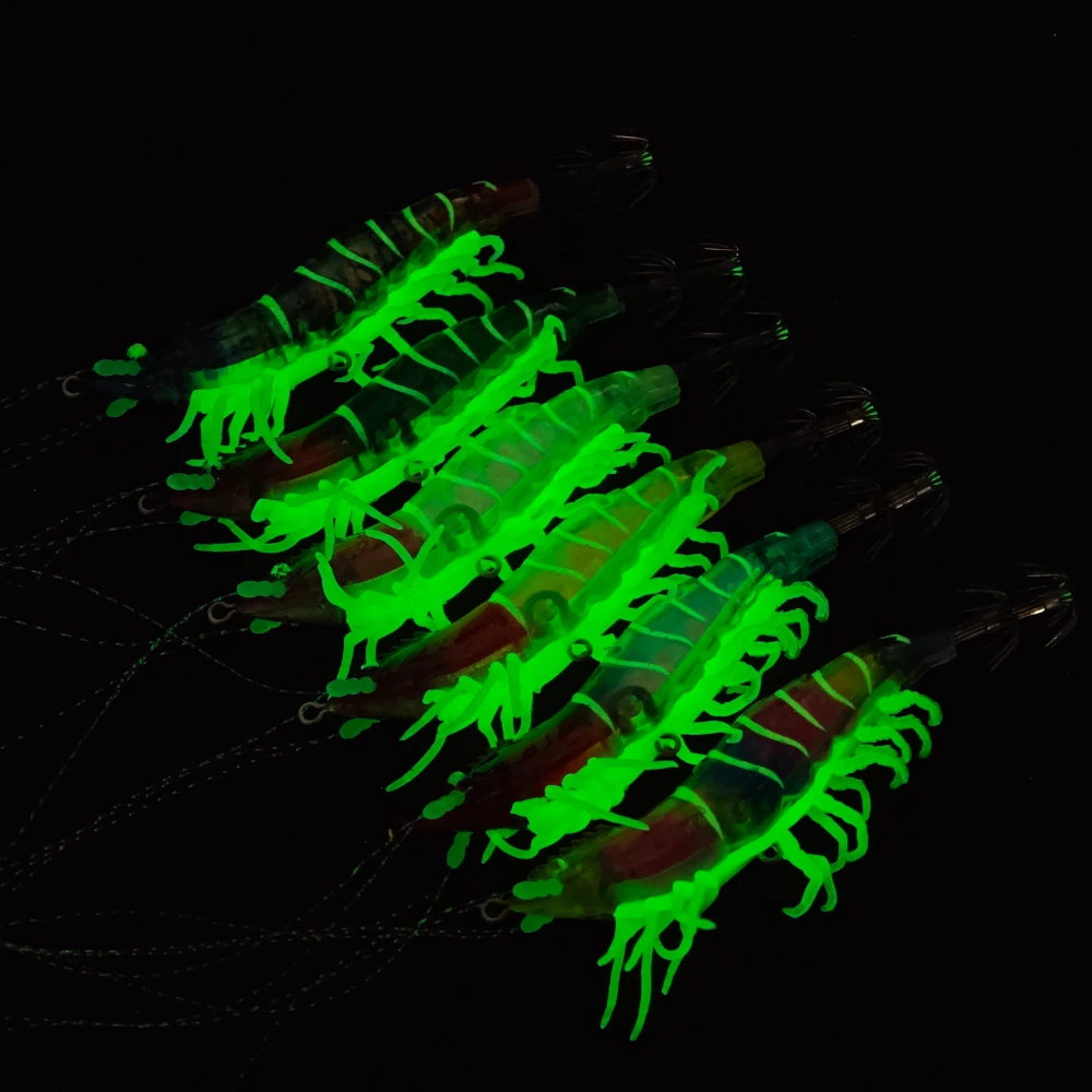 Glow Shrimp Fishing Lure 5