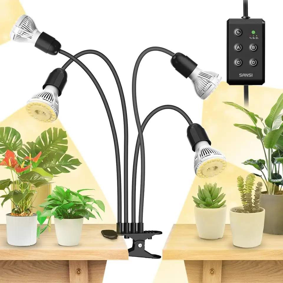 SANSI Full Spectrum LED Grow Light with Timer