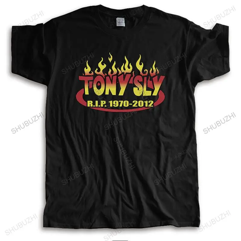 

Mens luxury brand clothing cotton T shirt summer black tees top Tony Sly RIP 1970-2012 Homme Black streetwear casual T-shirt