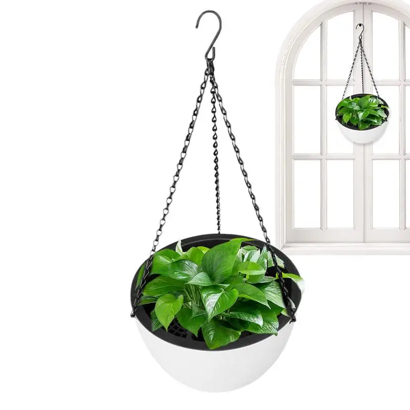 

Suspend Flower Planters Handmade Macrame Plant Hanging Basket Balcony Decoration Pots Adjustable Basket With Automatic Watering