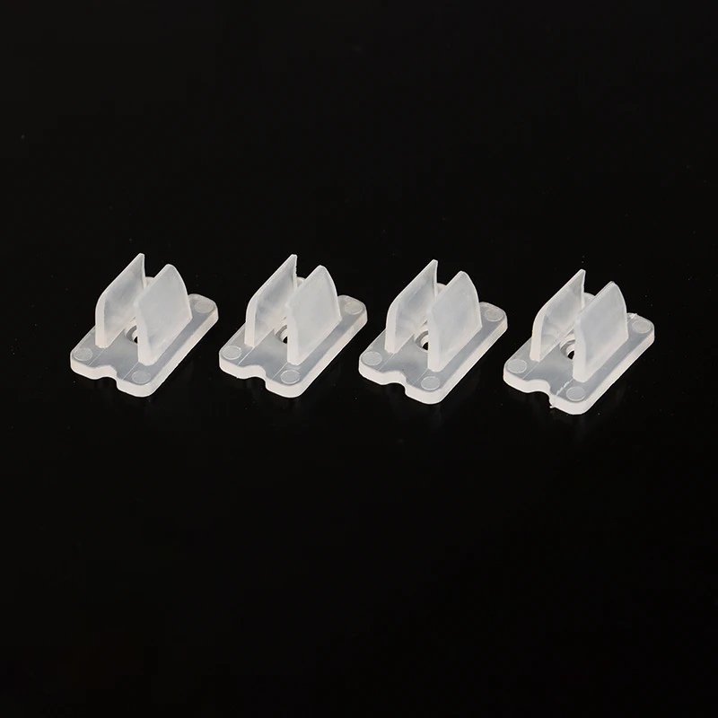 LED Strip Clips 50Pcs 6*12MM LED Strip Fix Clips Connector For Fixing 2835 Neon Light 220V COB Plastic Buckle