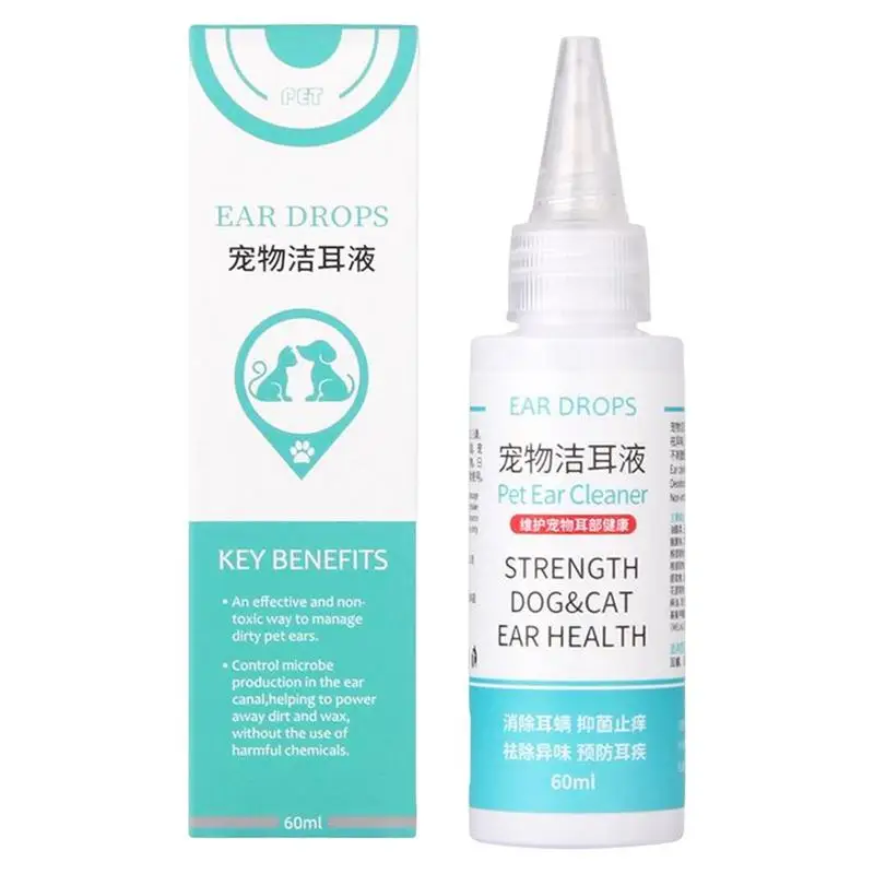 

Dog Ear Solution Safe Pet Ear Cleaner Ear Cleaner For Dogs And Cats Effective Against Itching And Controls Odor
