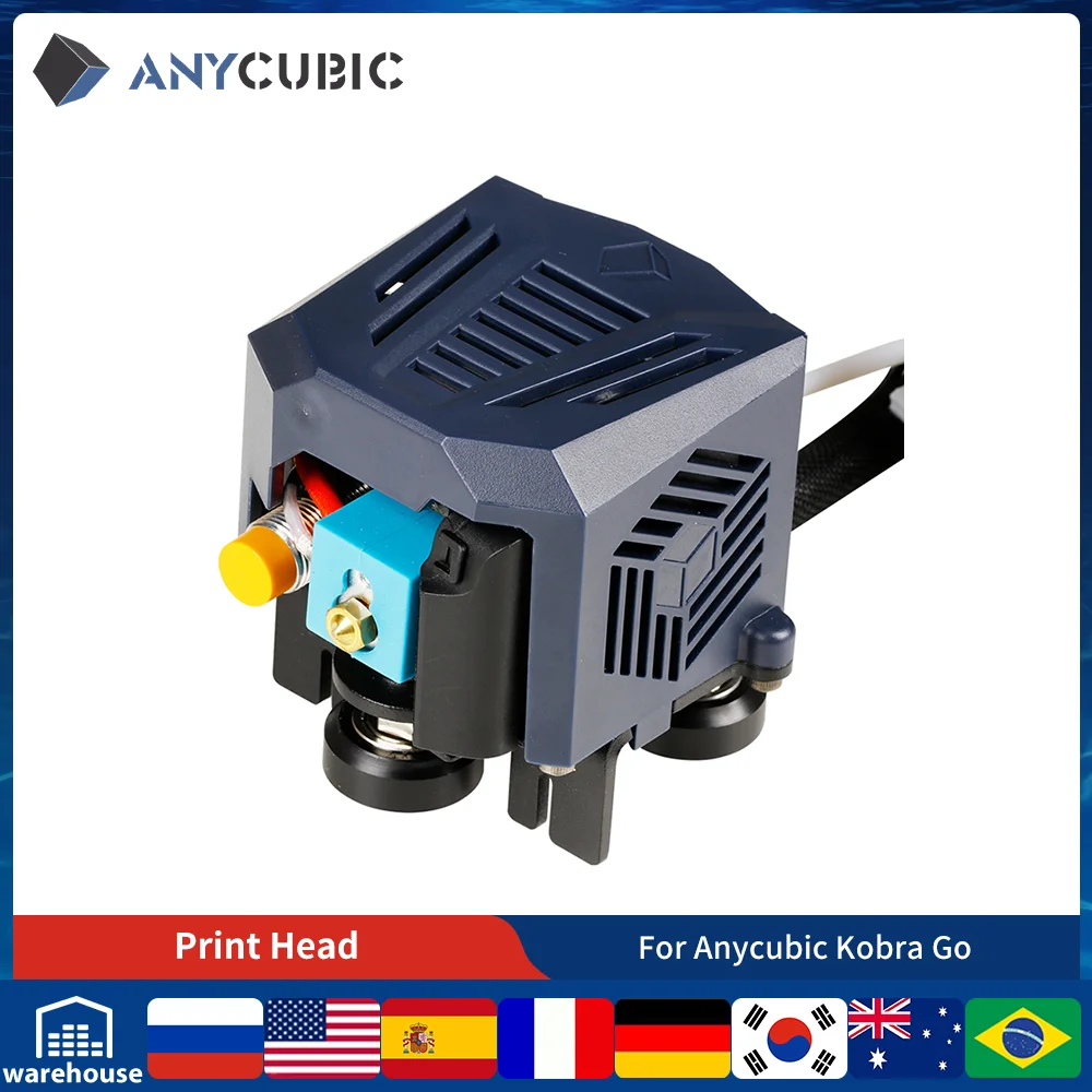 

ANYCUBIC Print Head Hot End For FDM Anycubic Kobra GO 3D Printer Parts Print Head