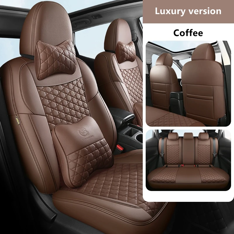Custom Fit Car Accessories Seat Cover For 5 Seats Full Set Mashappi