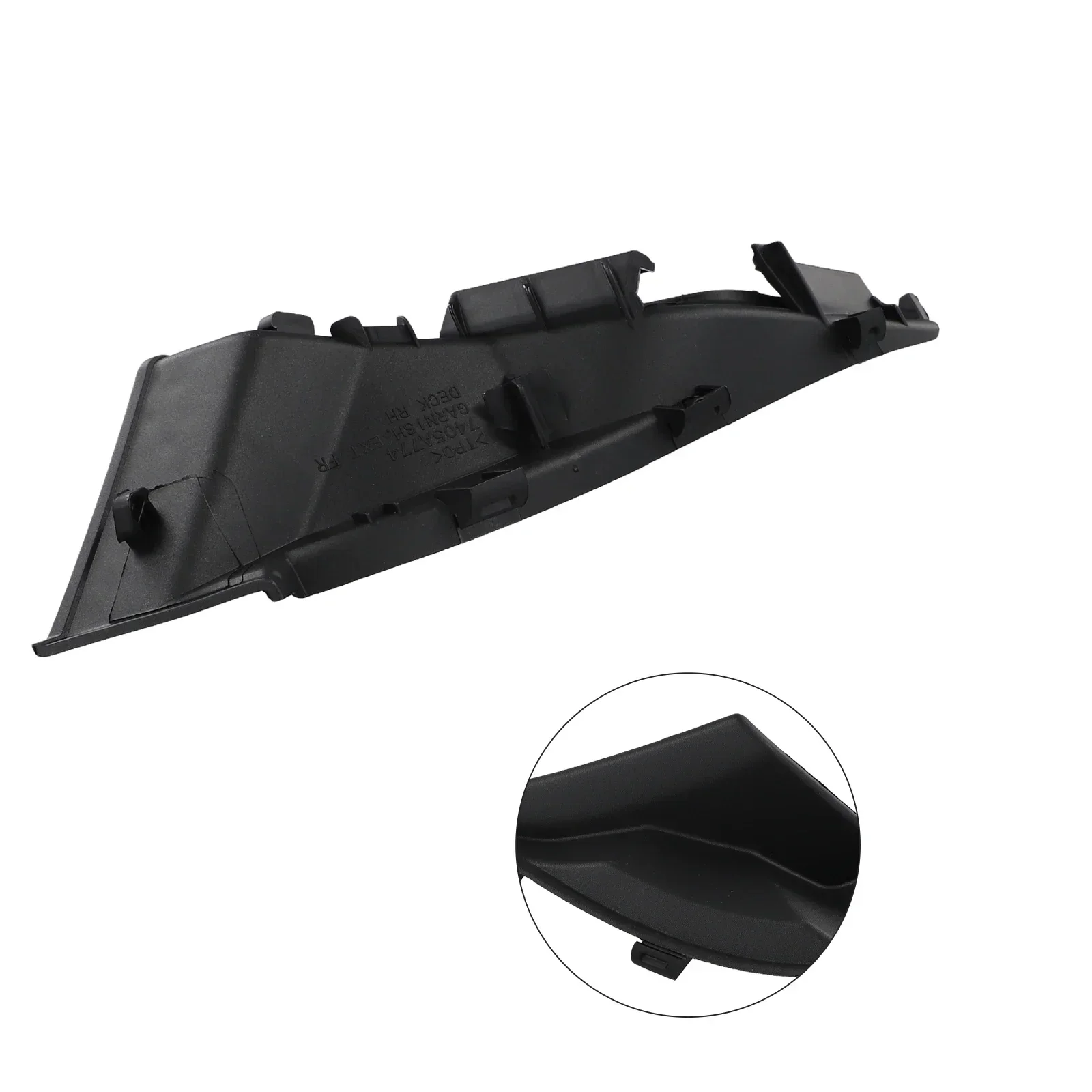 2PCS Car Front Windshield Wrap Corner Trim Cover auto accessories Exterior Parts For Outlander 2013 -