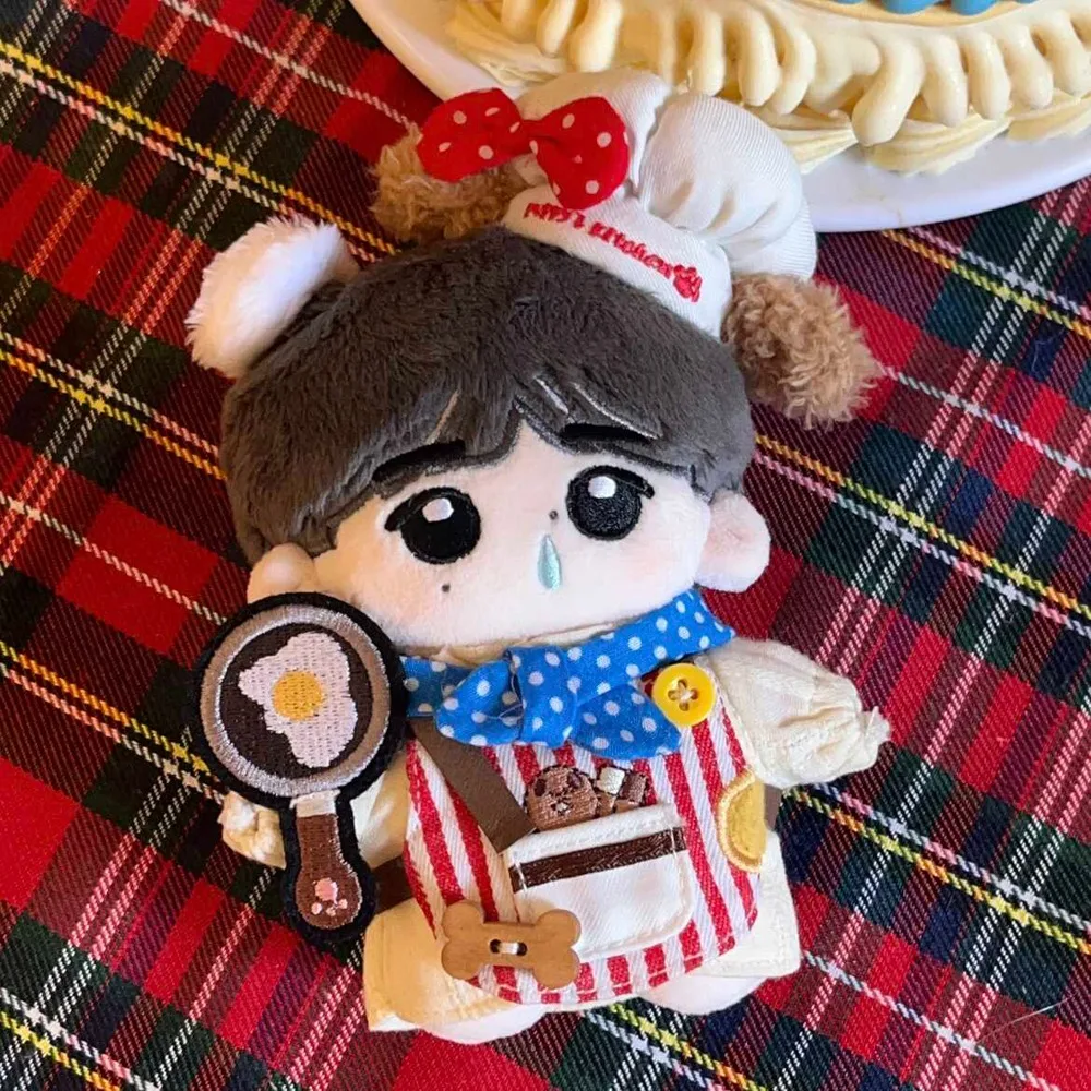 Clothes Chef Hat 10cm Cotton Clothes Dress Up Lovely Clothes Outfit Creative Funny Clothes Set 10cm Cotton