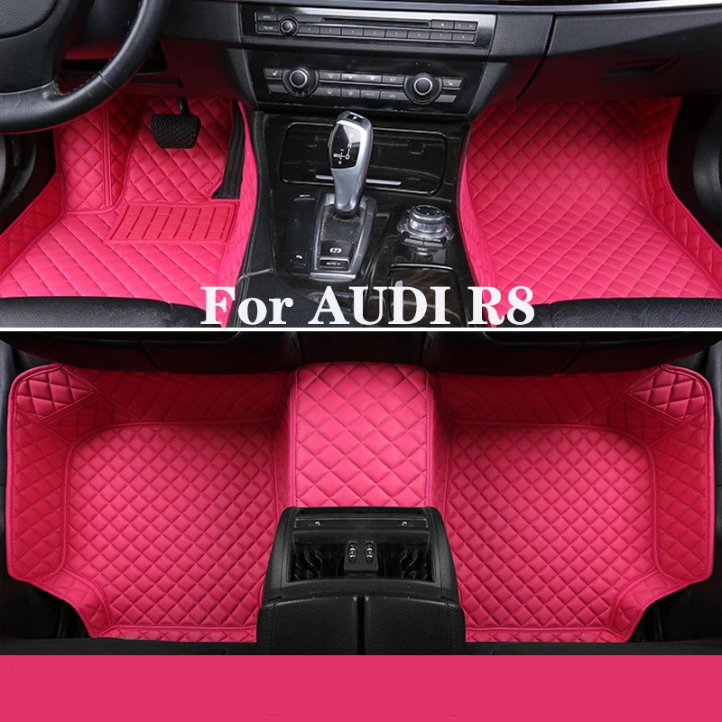 

Full Surround Custom Leather Car Floor Mat For AUDI R8 2007-2015 (Model Year) Car Interior Auto Parts