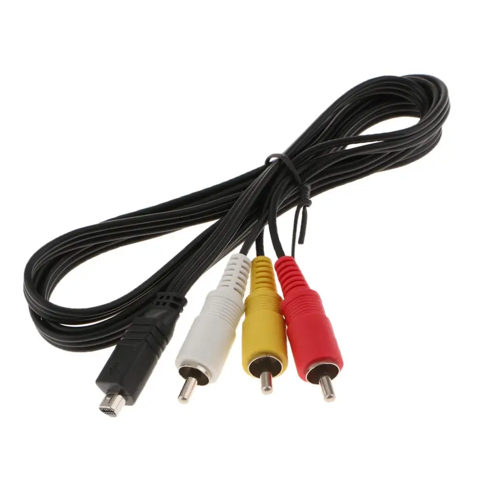 AV A/V TV Video Cable Cord for Sony DCR-HC21/ DCR-HC22/ DCR-HC22/ DCR-HC24/ DCR-HC26/ DCR-HC28/ DCR-HC30/ DCR-HC32/ DCR-HC35