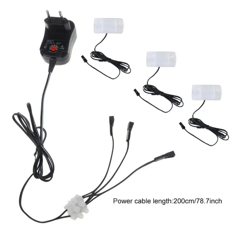 장난감 컨트롤러 R2LB용 1.5V LR20 D+LR14 C 배터리용 더미 배터리에 미국/EU/UK 플러그