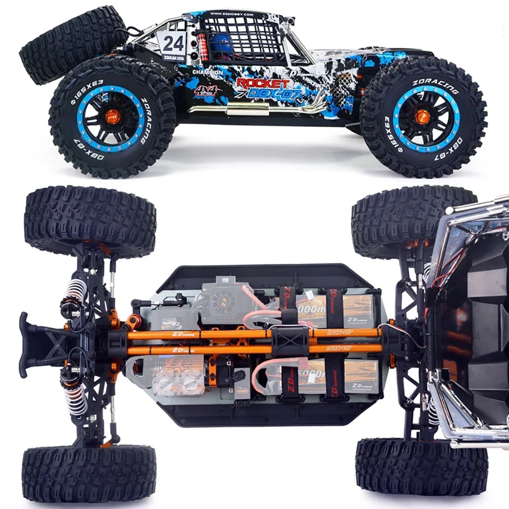 ZD Racing DBX-07 1/7 6S Brushless RC Remote Control Simulation