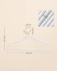 SONGMICSHOME Velvet Hangers 50 Pack, Non-Slip Hangers with Rose Gold-Colored Swivel Hooks, Slim Space-Saving Hangers 6