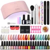Phoenixy Gel Nail Polish Set with 36W UV LED Nail Lamp Semi Permanent UV Gel Varnish Base Top Coat Complete Nail Art Tools Kit 1