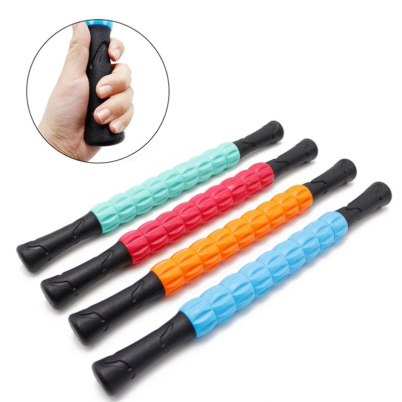 Yoga Gear Massage Stick Bar Deep Tissue Muscle Relaxation Fascia Release Practice Fitness Lose Weight Nurn Fat Gym Yoga Sticks