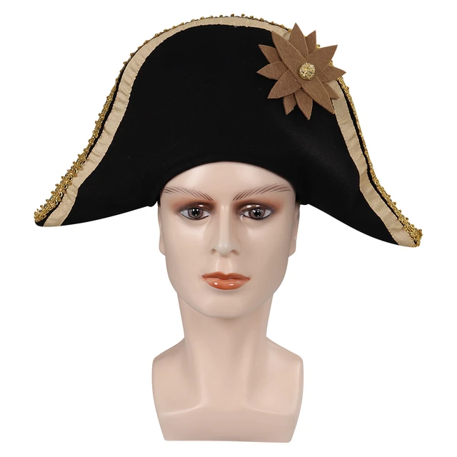 Captain Hook Cosplay Pirate Hat Cap Peter Pan Hats Halloween