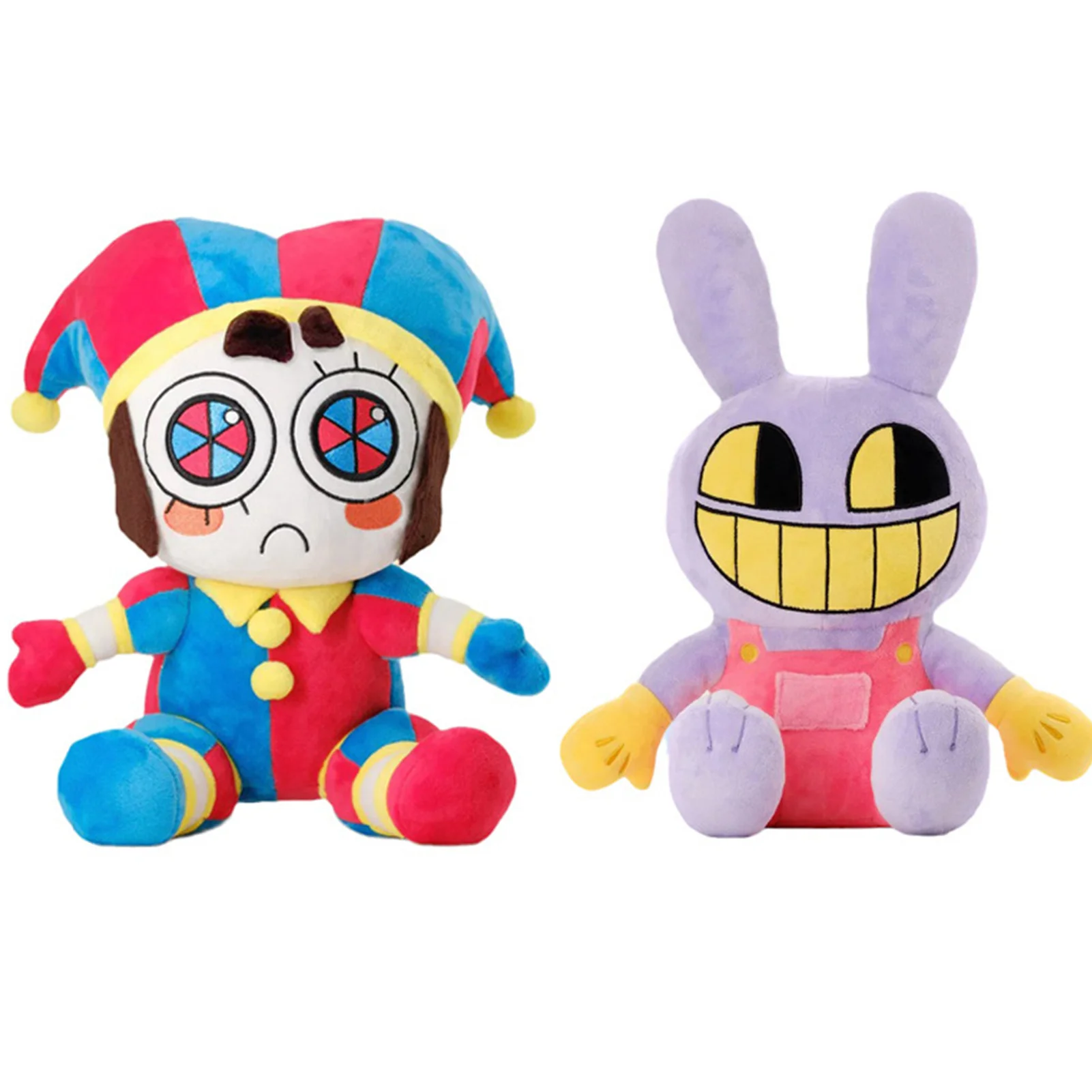 

The Amazing Digital Circus Clown Plush Toy The Amazing Digital Circus Jax Plush Digital Circus Jax Pomni Rabbit Doll Soft Toy