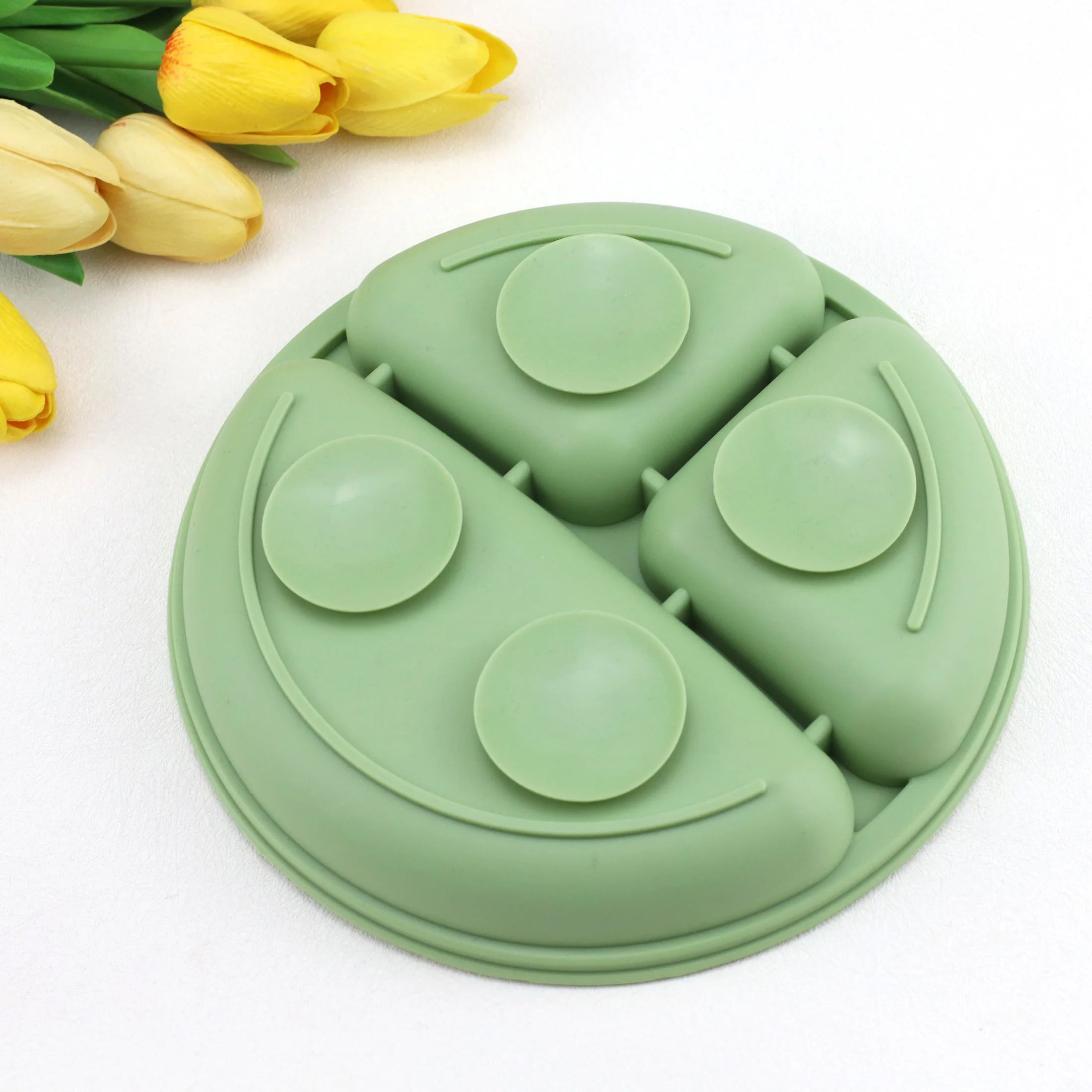 3pcs Baby Silicone Tableware Set Complementary Food Feeding Plate Spoon Fork baby tableware set silicone dining plate silicone meal set silicone feeding set