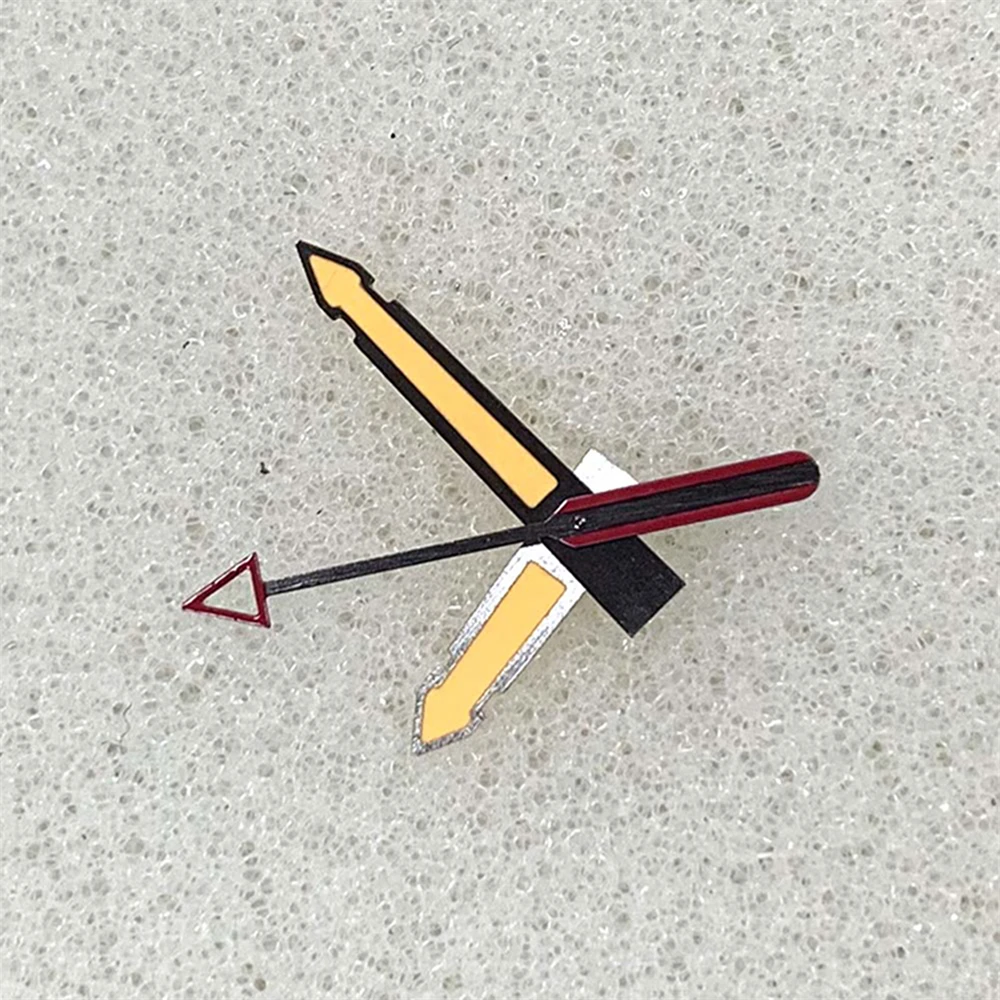 NH35 Hands 3Pins Yellow Luminous Watch Hands Pointers for NH70/NH34/4R/7S Movement Watch Part