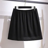 150Kg Plus Size Women's Spring Summer Loose Elastic Waist Fart Curtain Skirt For Folding Hip 152cm 5XL 6XL 7XL 8XL 9XL 2 Colors - Image 3