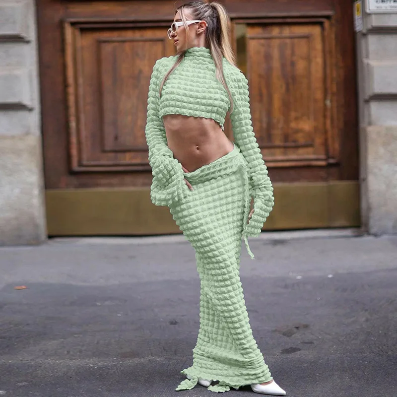 

Women's Beach Tunic Pareo Clothes Bikini Cover Up Female Outfits Summer 2023 Crop Top Slim Fit Irregular Half Skirt Set