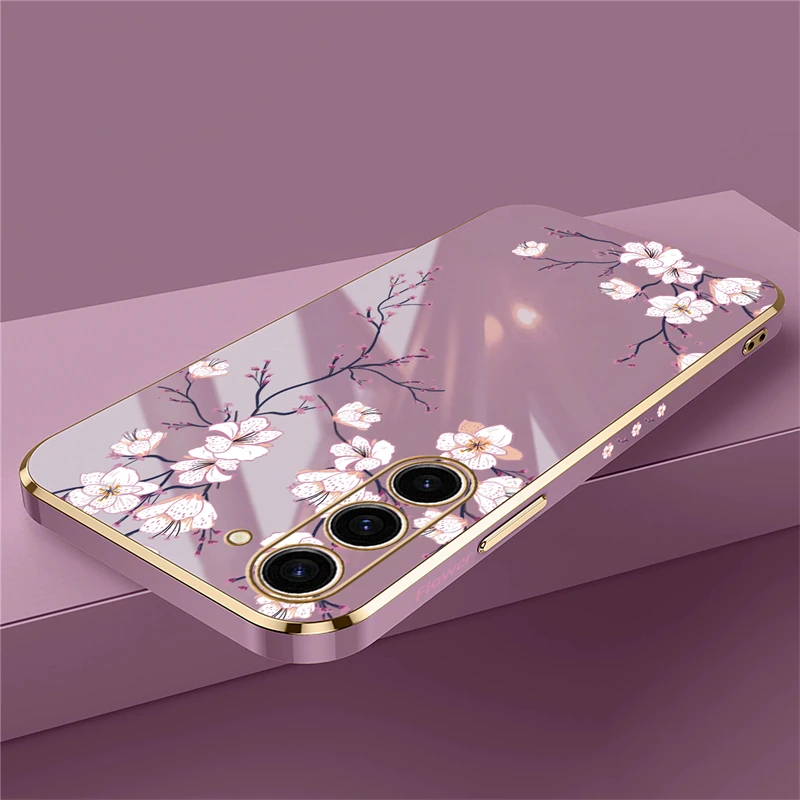 Luxury Plating Silicone Shockproof Phone Case – Soft, Stylish, and Durable Cover