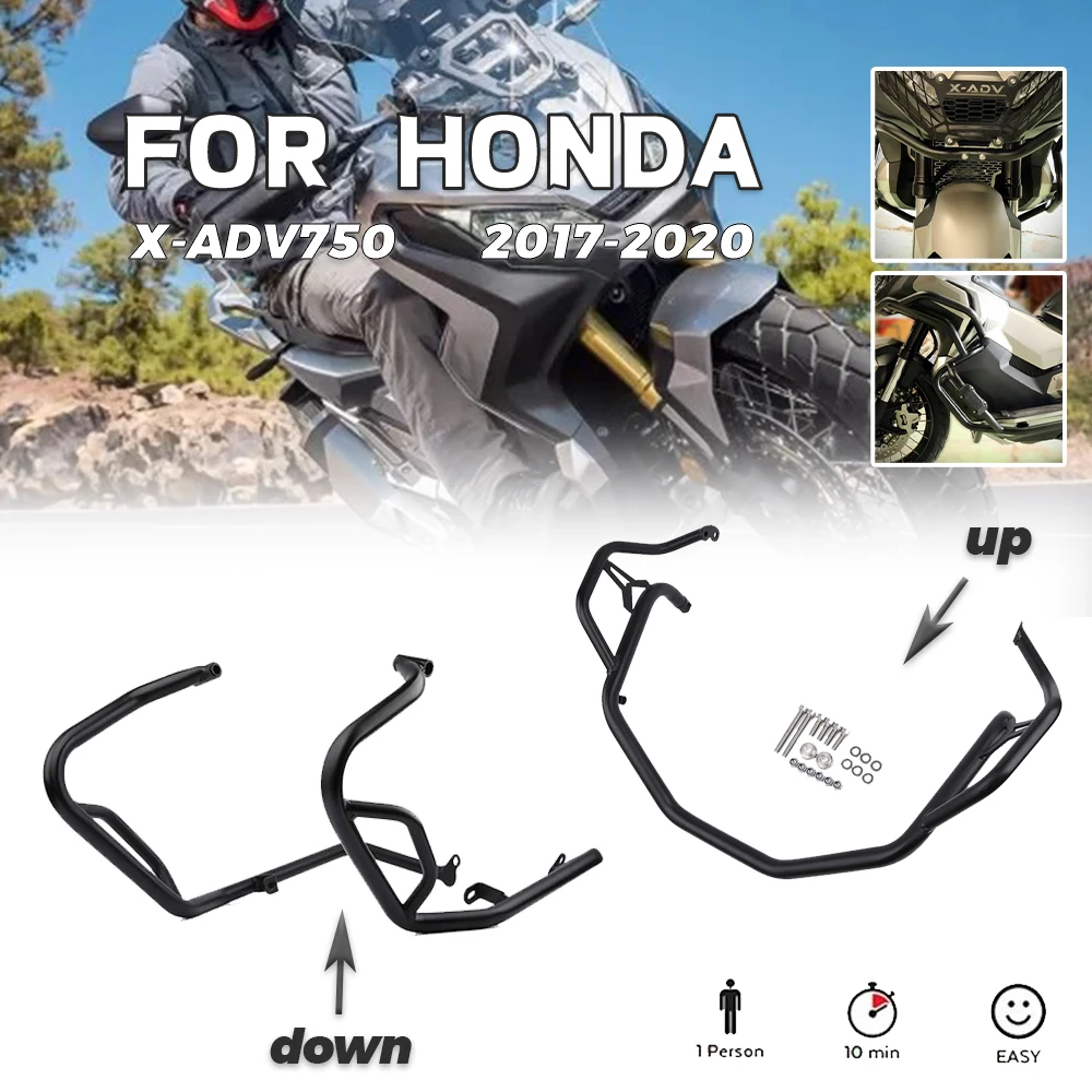 

For HONDA XADV X-adv 750 XADV750 2017-2020 Motorcycle Engine Crash Bar Motorcycle Engine Bumper Protection Frame Kit