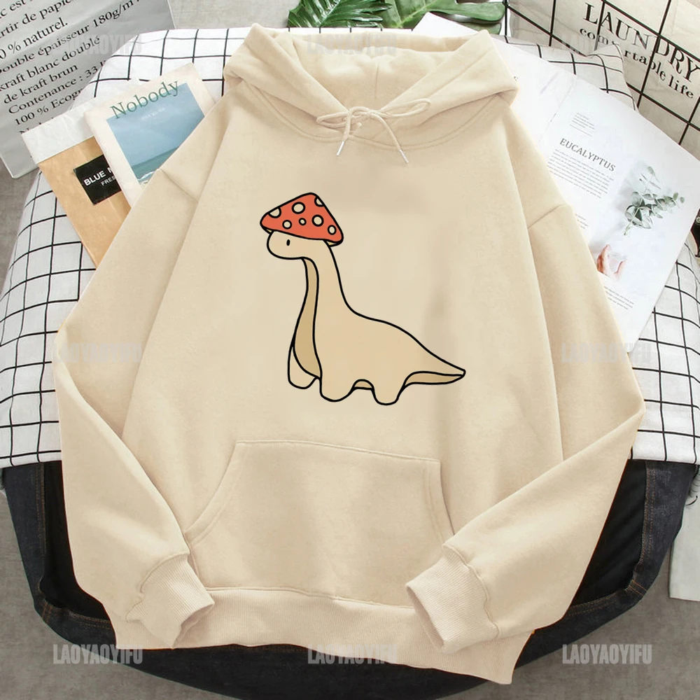 

Mushroom Hoodies Women 90s 2024 Anime Aesthetic Sweater Hooded Shirt Women Winter Pullover Fashion Hipster Clothes