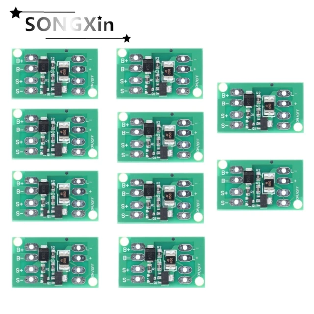 1-10P Automatic Solar Panel Battery Charger Board Night Light LED Lamp Control Switch Battery Charger Charging Controller Module 5