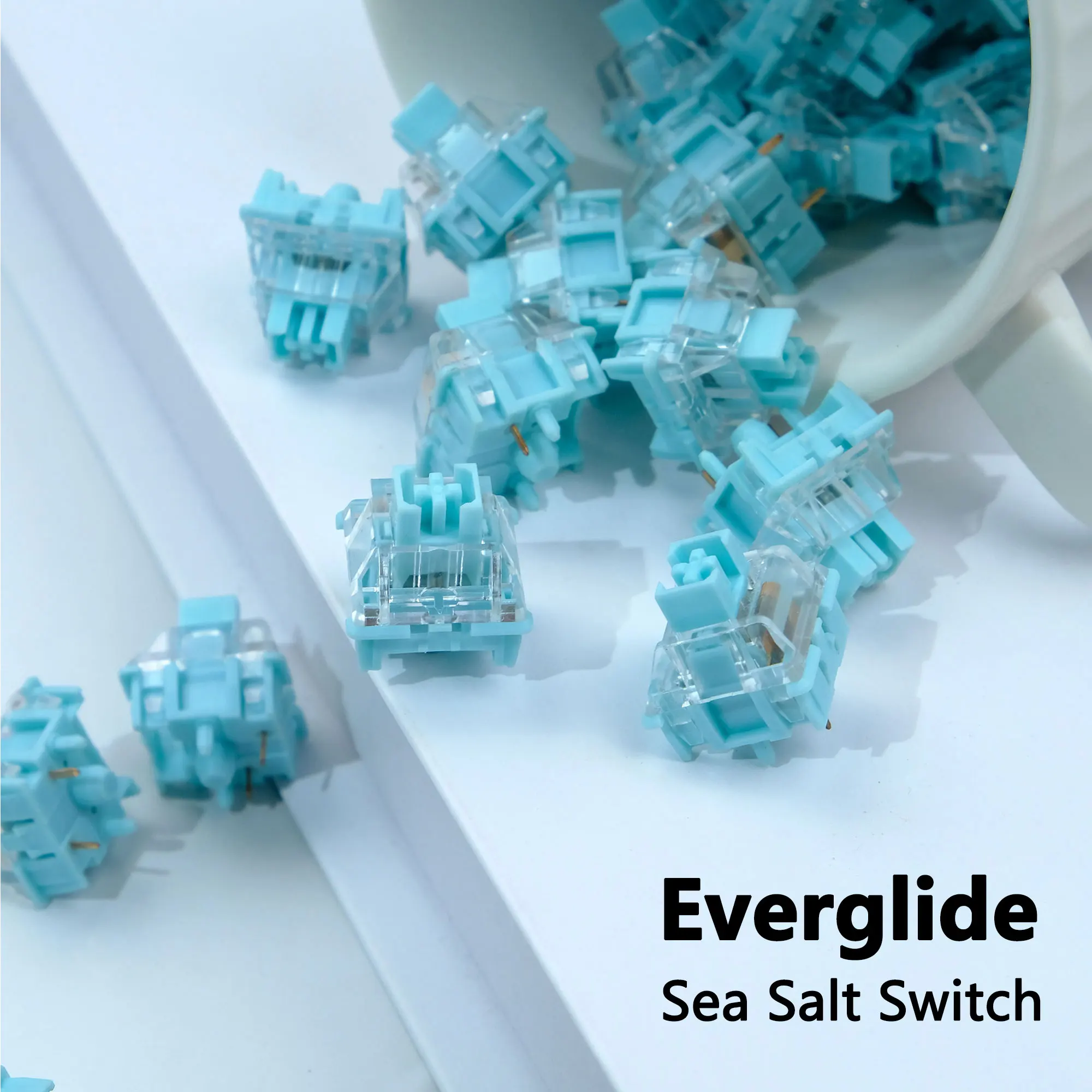 Everslide-sea Salt Switch para Teclado Mecânico Interruptores Personalizados Faça Você Mesmo mx Cherry Rgb Hot-swap Fit Gmk67 Gk61 5pin