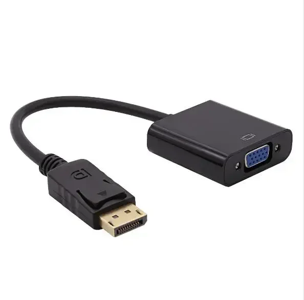 DP To VGA DisplayPort Male To VGA Female Converter Adapter Cable 1080P For TV Laptop Computer Projector hdmi to vga adapter cable displayport to vga adapter cable