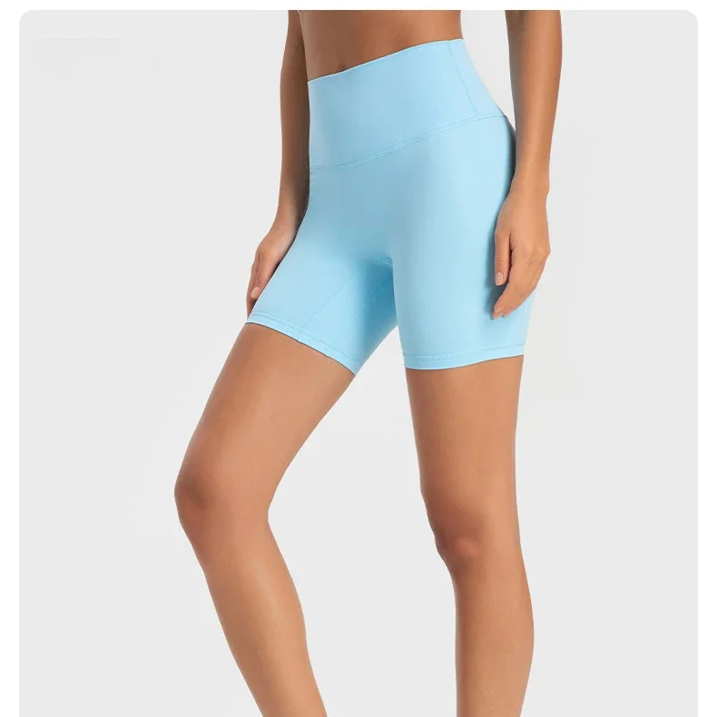 

Женские спортивные обтягивающие шорты Lulu Align с высокой талией, дышащие быстросохнущие брюки для бега, фитнеса, тренировок, йоги