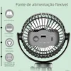 New 5200 mah multi-functional stroller Mini fan Portable USB charging small fan Mobile phone seat outdoor handheld Octopus fan 4