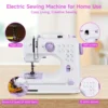 2025 New8- Electric Sewing Machine Pro With 12 Stitches Patterns,  Multifunctional Home Sewing Machine Parents sewing 4