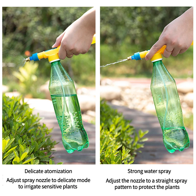 Sprinkler Head Labor-saving Hand Pressure Sprinkler Safe Plastic Portable  Gardening Flower Water Bottle Sprayer Irrigation Tools - AliExpress