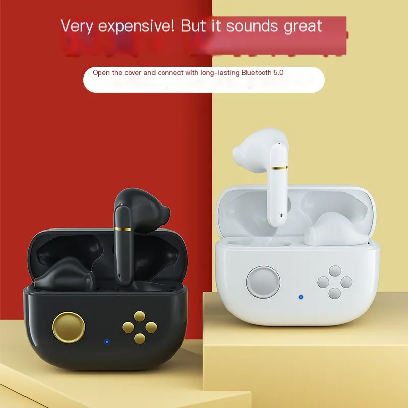Fones Intra-auriculares sem Fio dos Desenhos Animados Bluetooth Fones de Ouvido com Cancelamento de Ruído Fones de Ouvido Tws Gaming para Meninas - Image 4