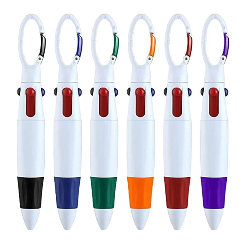 

Multicolor Ballpoint Pen, 0.7mm 4-in-1 Barrels Ballpoint Pen Multiple Colors