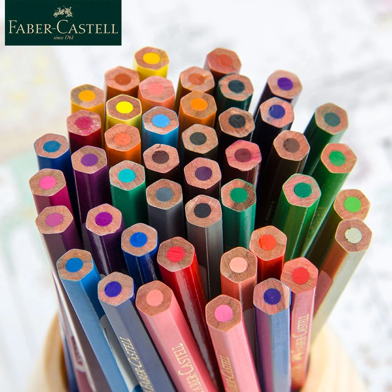 Faber Castell Watercolour Colored Pencils 24/36/48/60/72 Natural