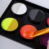 10 Colors Dual Colour Body Painting Fluorescent Face and Body Painting Luminous UV Neon Face Body Painting Makeup with Brush Set 5
