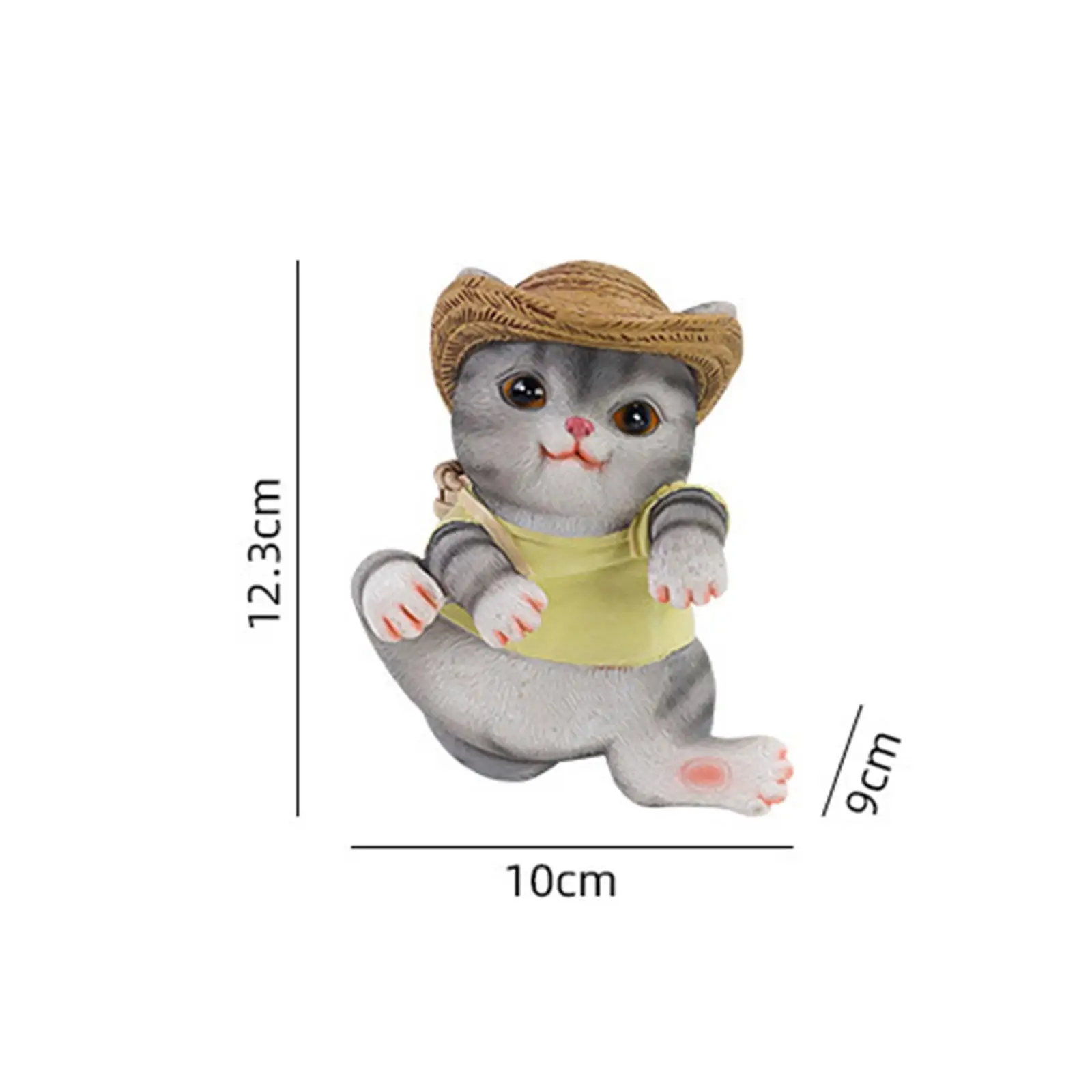 Climbing Animal Figurine Pots Vase Hugger Cute Resin Sculpture Planter Pot Hanger for Terrarium Bonsai Decor Multipurpose