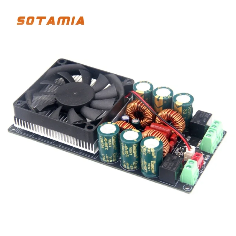Sotamia 1200W Amplificatore Ad Alta Potenza Audio Hifi Stereo Home Music Amplifier Board 2X600W Super Tpa3255 Amp Con Protezione Relè