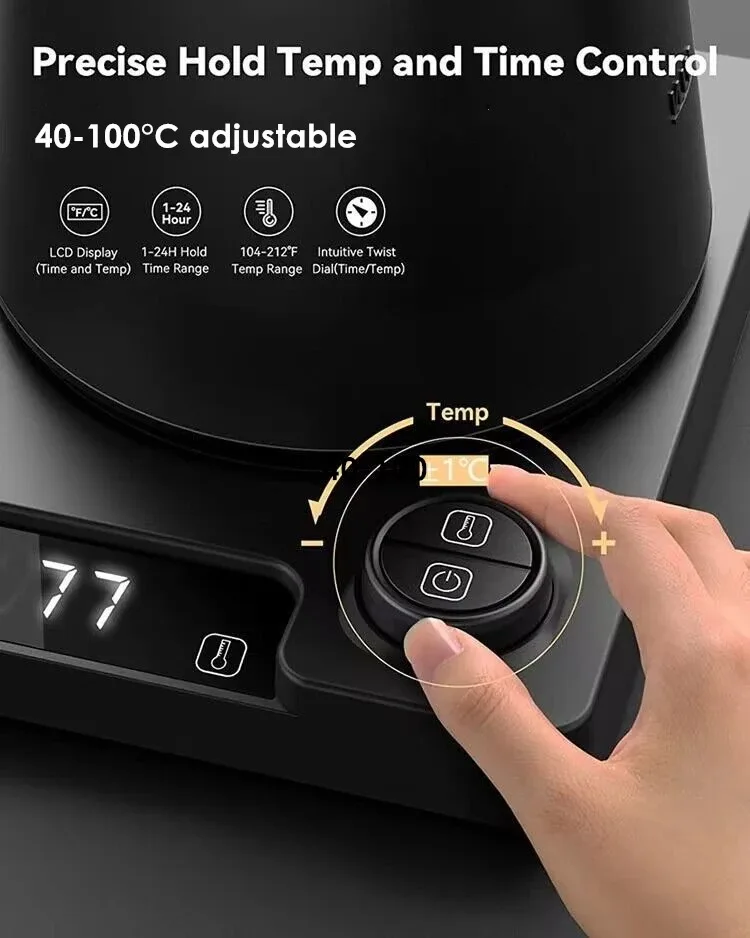 chaleira eletrica gooseneck cafeteira com controle de 04