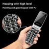 Artfone F20 Big Button Senior Flip Mobile Phone For Elderly Unlocked Celulares Single Sim Wireless FM Bluetooth 6
