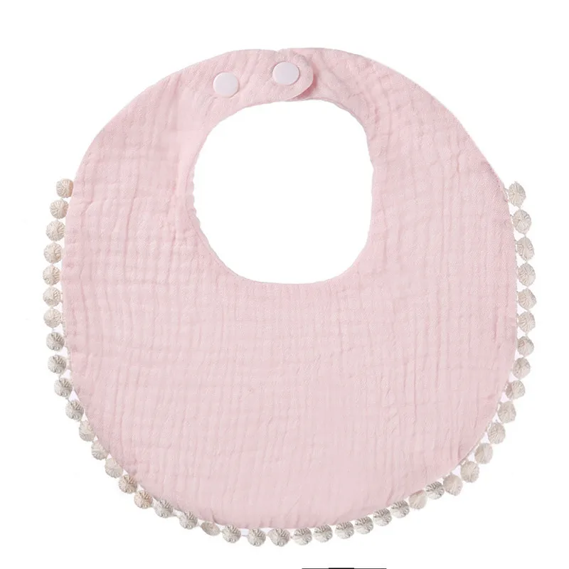 baby accessories designer Baby Tassel Bib Newborn Absorbent Cotton Saliva Towel Infant Boy Girl Feeding Burp Cloth Bandana Scarf Toddler 360 Rotate Bibs baby headband
